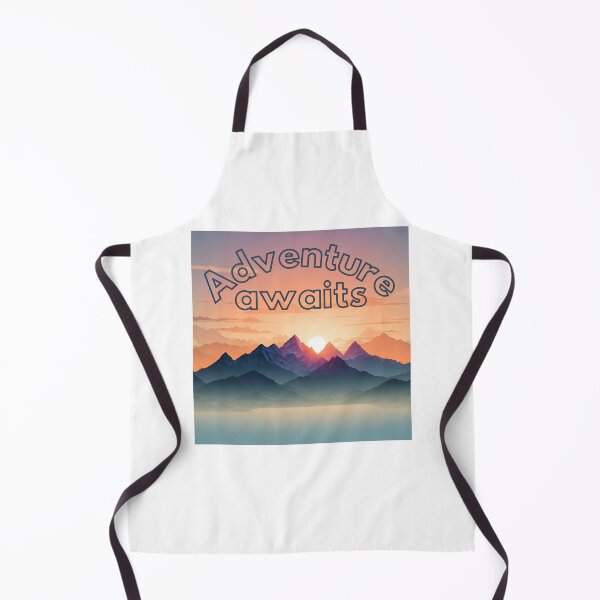 Item preview, Adventure Awaits - Mountain Peaks at Sunset designed and sold by PiotrekJ.
