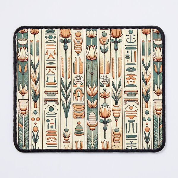 Item preview, Egyptian Hieroglyphs Pattern - Ancient Symbols in Contemporary Art designed and sold by The-Library.