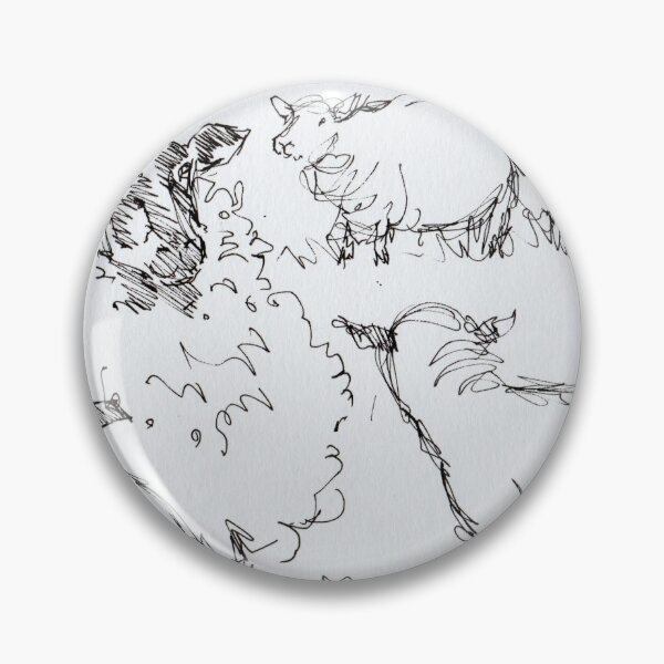 Item preview, Flock Of Sheep Drawing designed and sold by MikeJory.