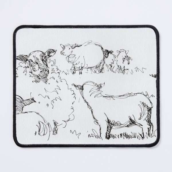 Item preview, Flock Of Sheep Drawing designed and sold by MikeJory.
