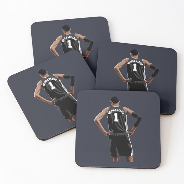 Item preview, Copy of Victor Wembanyama Vector Back Black Qiangy designed and sold by EerieHarakiri.