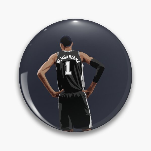 Item preview, Copy of Victor Wembanyama Vector Back Black Qiangy designed and sold by EerieHarakiri.