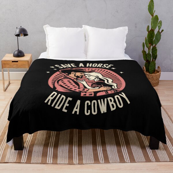 Item preview, Save a horse ride a cowboy vintage designs designed and sold by Redjakkal.