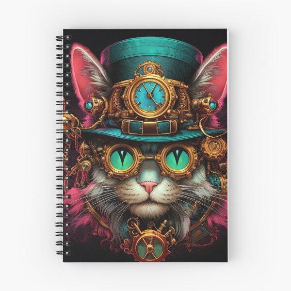 Item preview, Steampunk Cat 01 - Green Top Hat designed and sold by CreationsbyNPC.