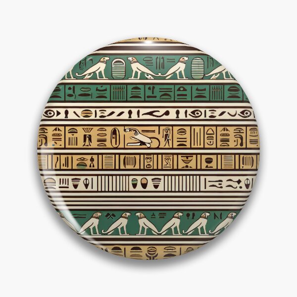 Item preview, Egyptian Hieroglyphs Pattern - Ancient Symbols in Modern Art designed and sold by The-Library.