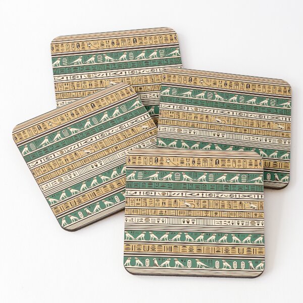 Item preview, Egyptian Hieroglyphs Pattern - Ancient Symbols in Modern Art designed and sold by The-Library.