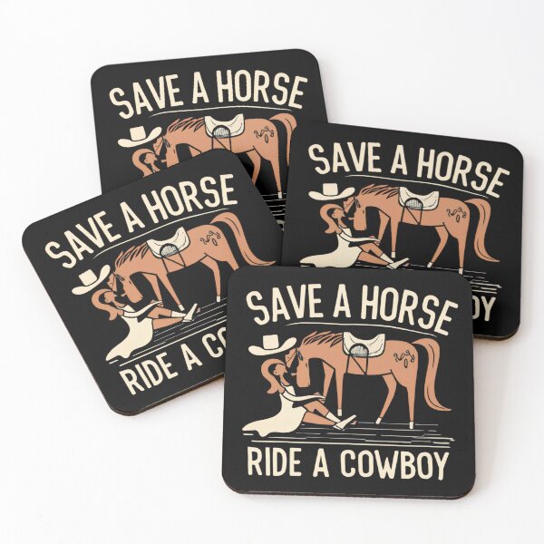 Item preview, Save a horse ride a cowboy vintage designs designed and sold by Redjakkal.