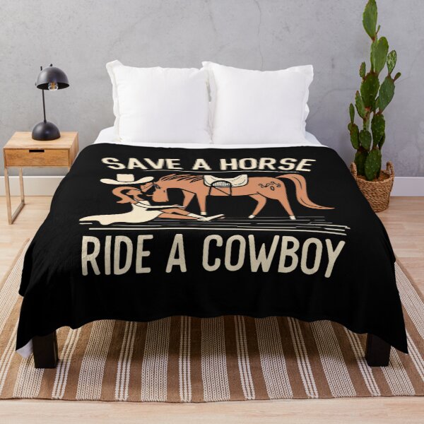 Item preview, Save a horse ride a cowboy vintage designs designed and sold by Redjakkal.