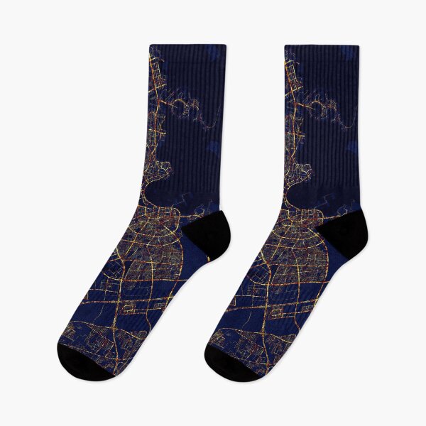 Item preview, Doha, Qatar Map -  City At Night designed and sold by deMAP.
