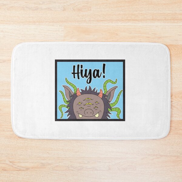 Item preview, MUNSTA - Dark Brown Monster Hiya designed and sold by OWLSTANDING.