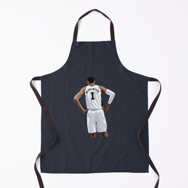 Artikelvorschau, Victor Wembanyama Vector Back White Qiangy entworfen und verkauft von EerieHarakiri.