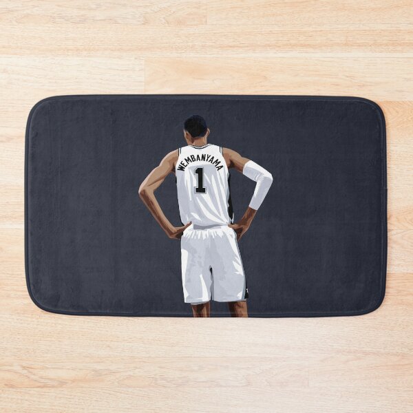 Item preview, Victor Wembanyama Vector Back White Qiangy designed and sold by EerieHarakiri.
