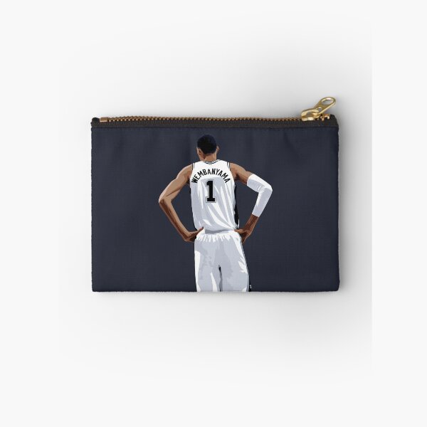 Item preview, Victor Wembanyama Vector Back White Qiangy designed and sold by EerieHarakiri.