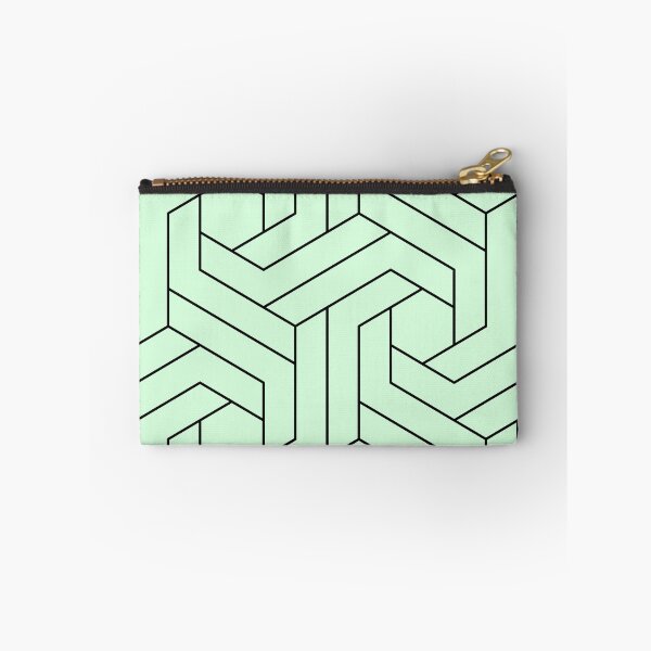 Item preview, Snowy Mint Geometric Abstract Pattern. designed and sold by ARichArts.