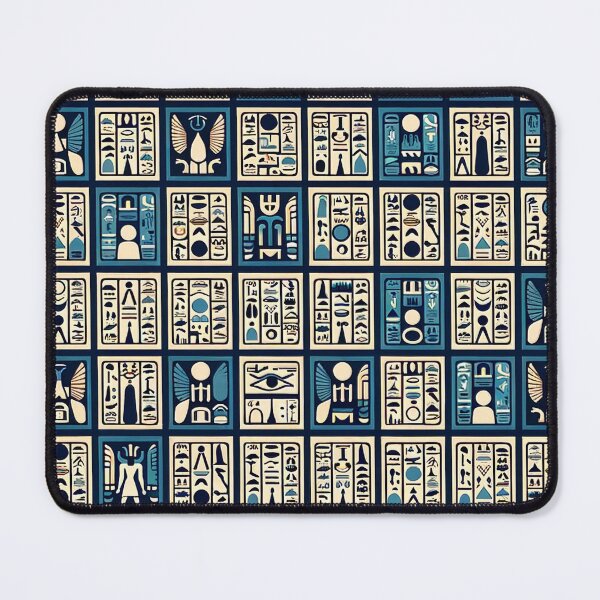 Item preview, Egyptian Hieroglyphs Pattern - Ancient Symbols Reimagined designed and sold by The-Library.