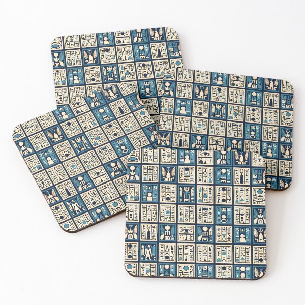 Item preview, Egyptian Hieroglyphs Pattern - Ancient Symbols Reimagined designed and sold by The-Library.