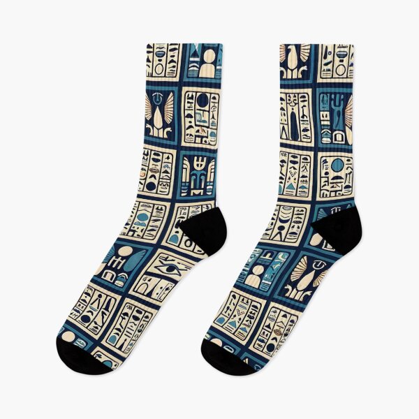 Item preview, Egyptian Hieroglyphs Pattern - Ancient Symbols Reimagined designed and sold by The-Library.