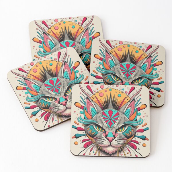 Item preview, The Awake Cat: A Curious and Playful Creature designed and sold by Rafal Saluszewski.