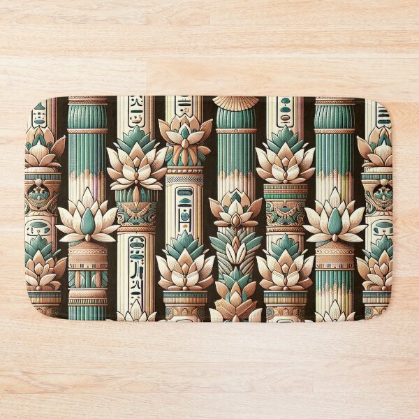 Item preview, Egyptian Hieroglyphs Pattern - Timeless Symbols in Modern Design designed and sold by The-Library.