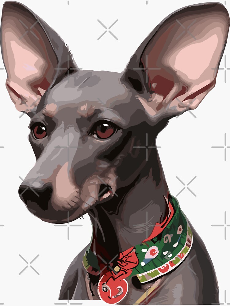 Imagen 3 de 3, Pegatina con la obra Perro Xolo, diseñada y vendida por bihtti.