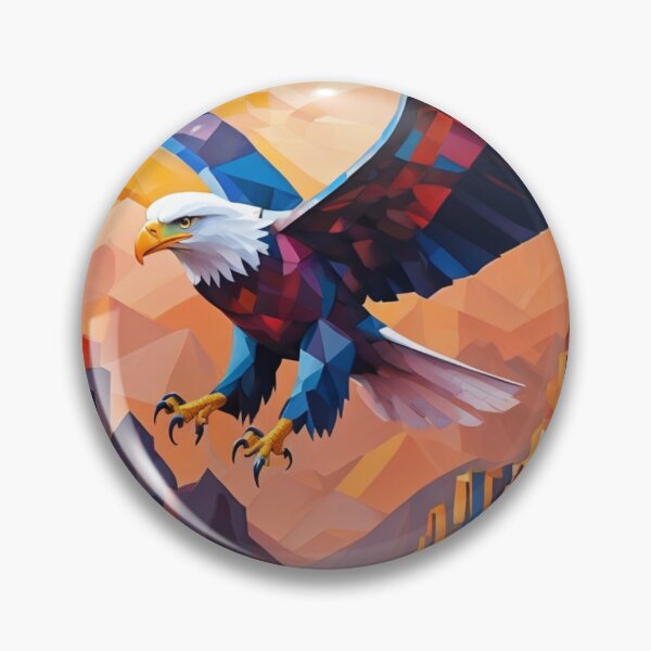 Artikelvorschau, Wilder Adler im abstrakten Stil entworfen und verkauft von Adams-apple-.