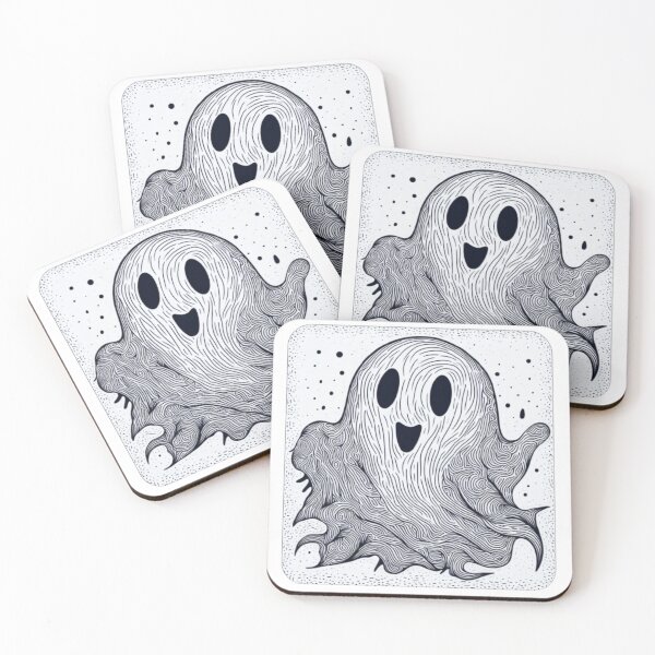 Item preview, Waving Ghostly Greetings designed and sold by HalloweenHQ.