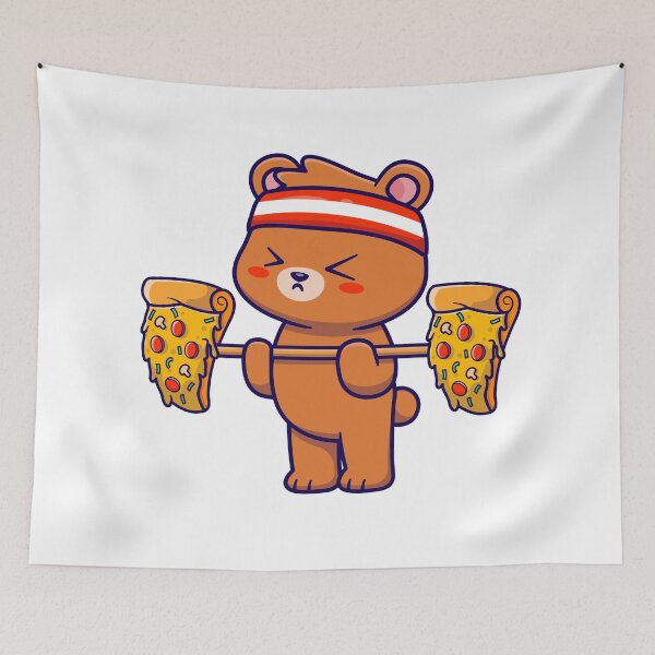 Item preview, Bear pizza designed and sold by DragonflyLP.