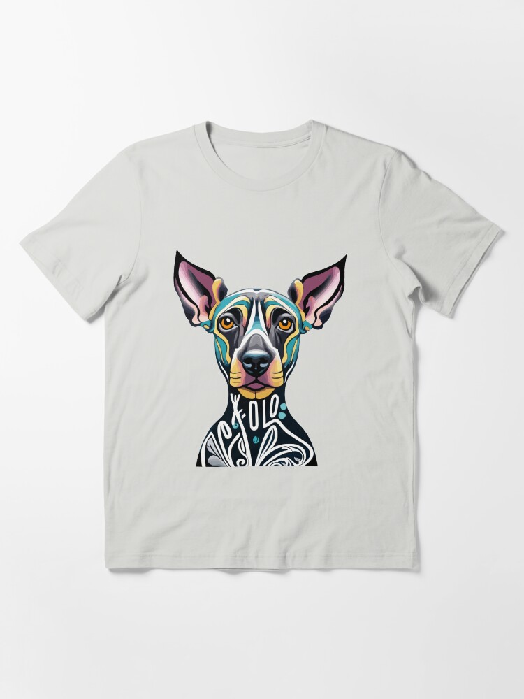 Imagen 3 de 7, Camiseta esencial con la obra Perro Xolo, diseñada y vendida por bihtti.