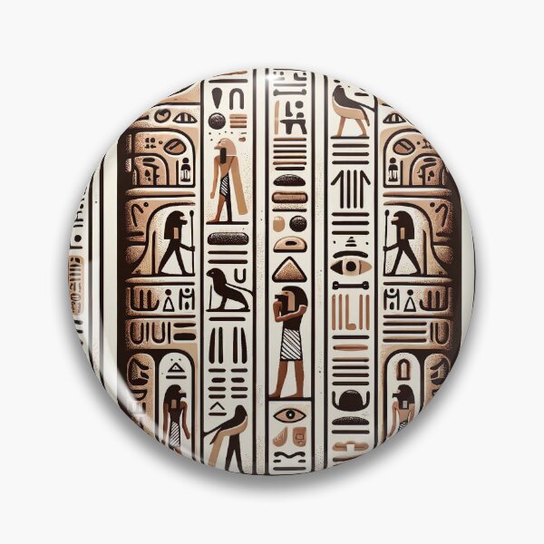 Item preview, Egyptian Hieroglyphs Pattern - Ancient Symbols in Modern Design designed and sold by The-Library.