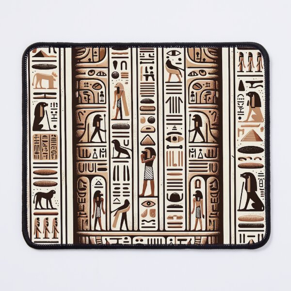 Item preview, Egyptian Hieroglyphs Pattern - Ancient Symbols in Modern Design designed and sold by The-Library.
