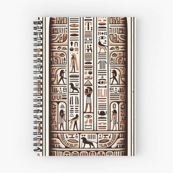 Item preview, Egyptian Hieroglyphs Pattern - Ancient Symbols in Modern Design designed and sold by The-Library.