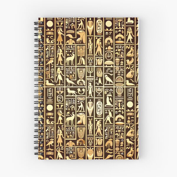 Item preview, Egyptian Hieroglyphs Pattern - Ancient Symbols in Modern Art designed and sold by The-Library.