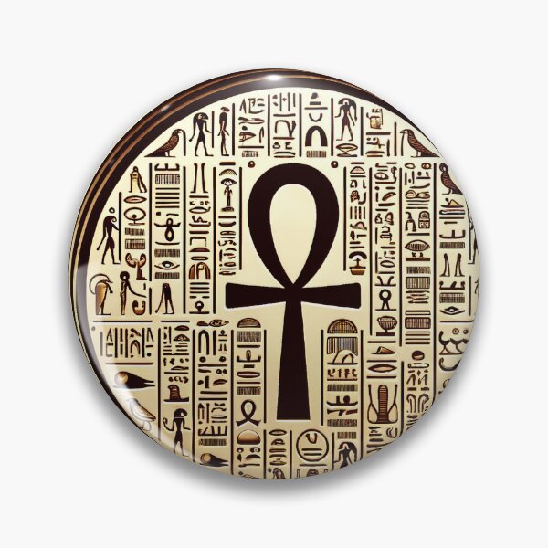 Item preview, Egyptian Hieroglyphs Pattern - Ancient Symbols in Modern Art designed and sold by The-Library.