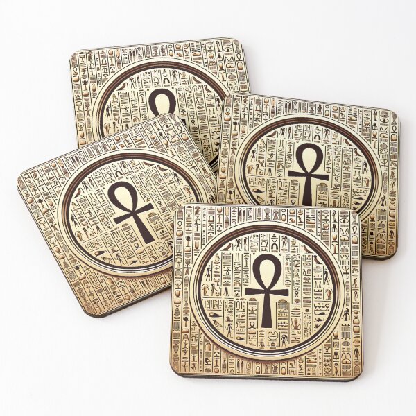 Item preview, Egyptian Hieroglyphs Pattern - Ancient Symbols in Modern Art designed and sold by The-Library.