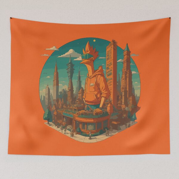 Item preview, Man in a Futuristic City designed and sold by XikilloconX.
