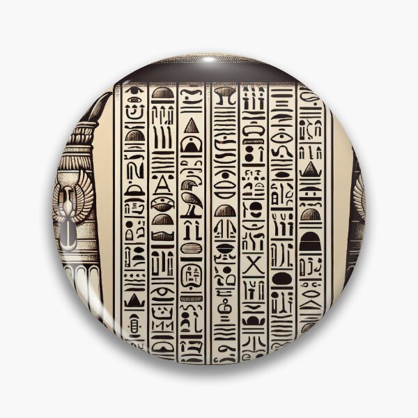 Item preview, Egyptian Hieroglyphs Pattern - Ancient Symbols in Modern Art designed and sold by The-Library.