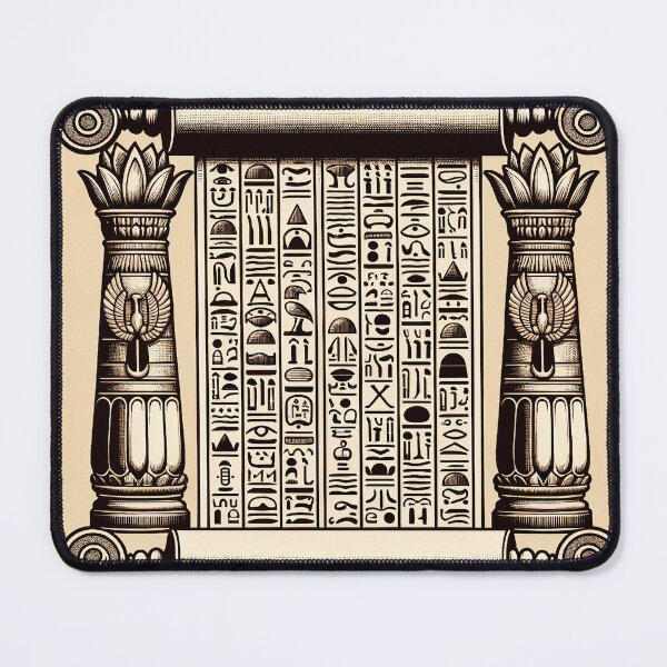 Item preview, Egyptian Hieroglyphs Pattern - Ancient Symbols in Modern Art designed and sold by The-Library.