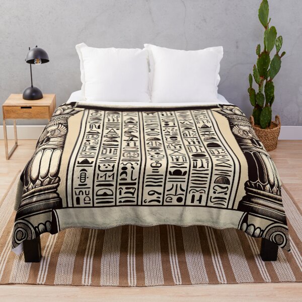 Item preview, Egyptian Hieroglyphs Pattern - Ancient Symbols in Modern Art designed and sold by The-Library.