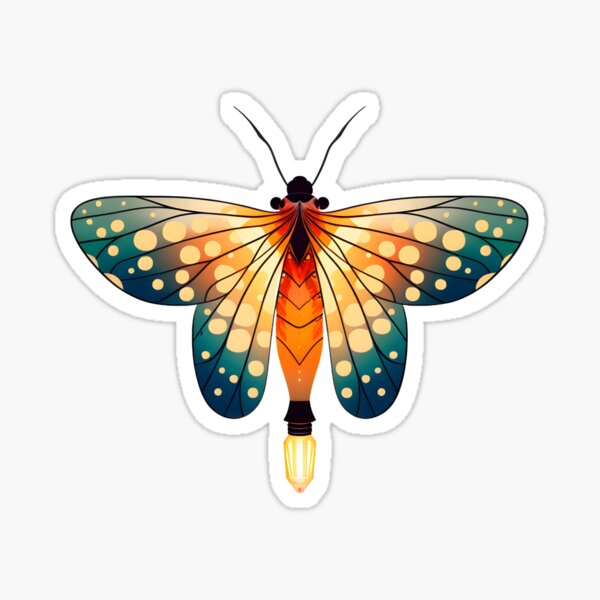 Item preview, Radiant Lanternfly - A Vibrant Insect Delight for Nature Lovers designed and sold by taujiart.