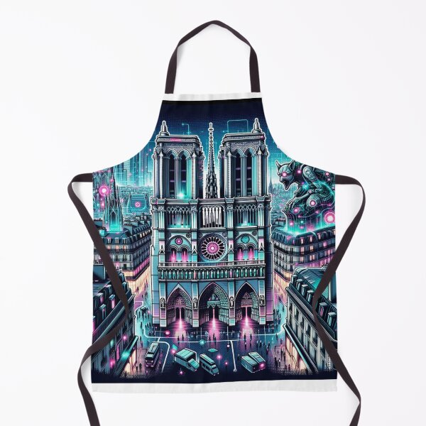 Item preview, Cyberpunk Reverie: The Neo-Notre Dame of Paris designed and sold by JohannesLux.