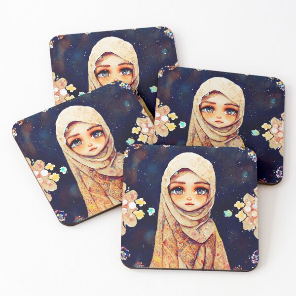 Item preview, Muslim Girl 03 Palestinian Afghan Abaya designed and sold by EdGraphy.