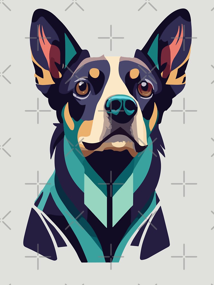 Imagen 7 de 7, Camiseta esencial con la obra Perro Xolo, diseñada y vendida por bihtti.