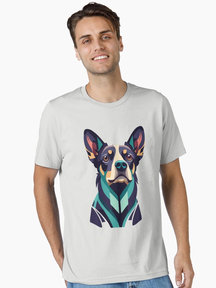 Imagen 1 de 7, Camiseta esencial con la obra Perro Xolo, diseñada y vendida por bihtti.