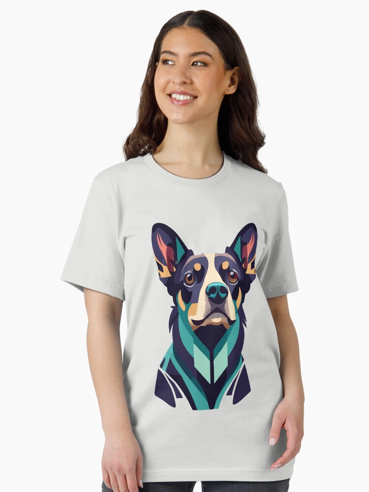 Imagen 2 de 7, Camiseta esencial con la obra Perro Xolo, diseñada y vendida por bihtti.