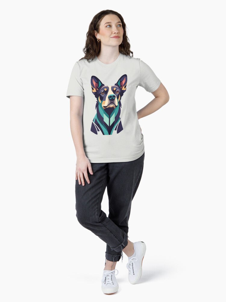 Imagen 4 de 7, Camiseta esencial con la obra Perro Xolo, diseñada y vendida por bihtti.