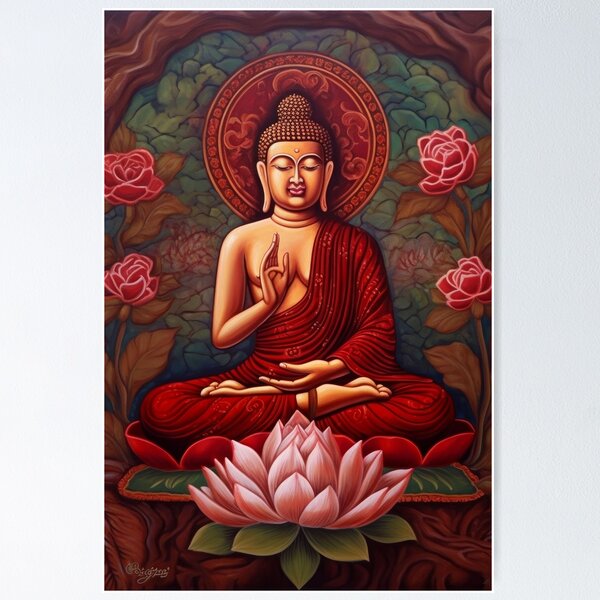 Item preview, Heavenly Buddha designed and sold by bharuarts.