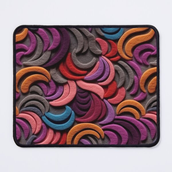 Item preview, Retro design that is reminiscent of pop art motifs made of fabric, wool and felt designed and sold by Pflugart.