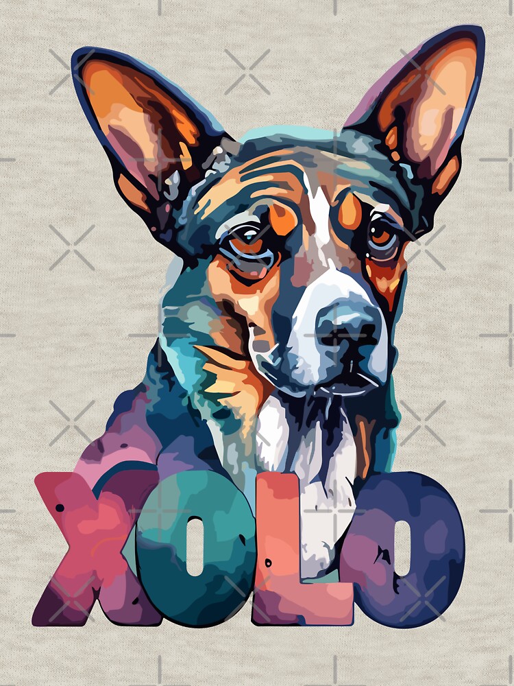 Imagen 7 de 7, Camiseta esencial con la obra Perro Xolo, diseñada y vendida por bihtti.