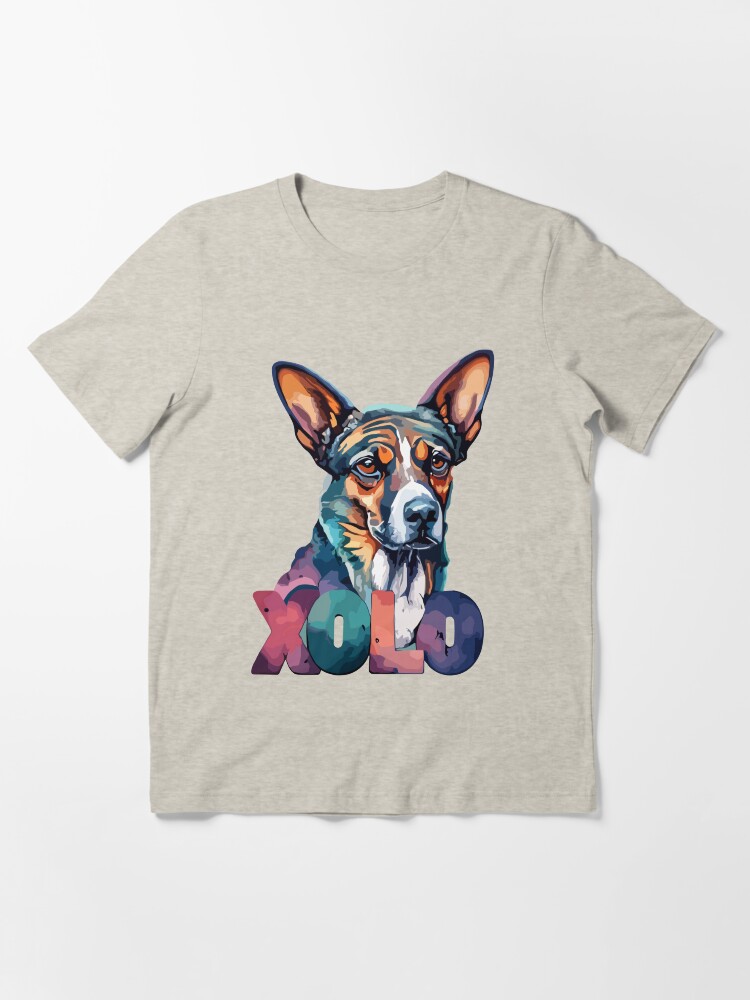 Imagen 3 de 7, Camiseta esencial con la obra Perro Xolo, diseñada y vendida por bihtti.