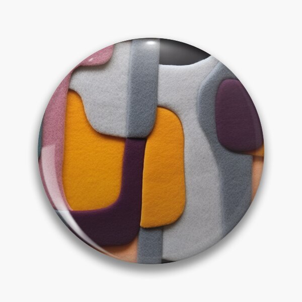 Item preview, Retro design that is reminiscent of pop art motifs made of fabric, wool and felt designed and sold by Pflugart.